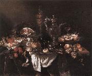 BEYEREN, Abraham van Banquet Still-Life gf oil